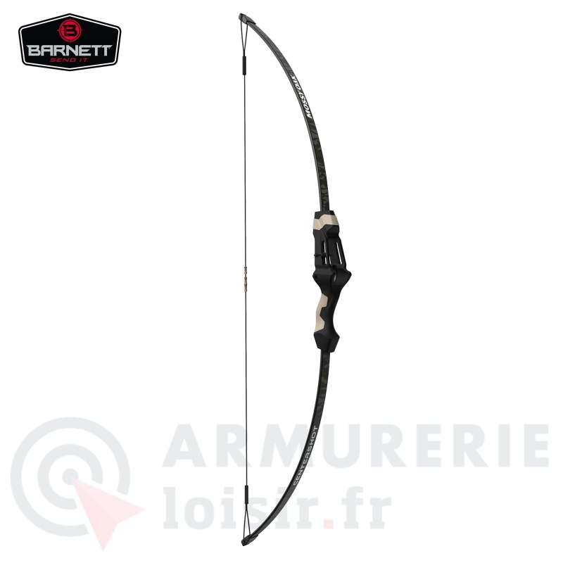 Arc Barnett CenterShot Recurve ambidextre longueur 45.5" (15 lb)