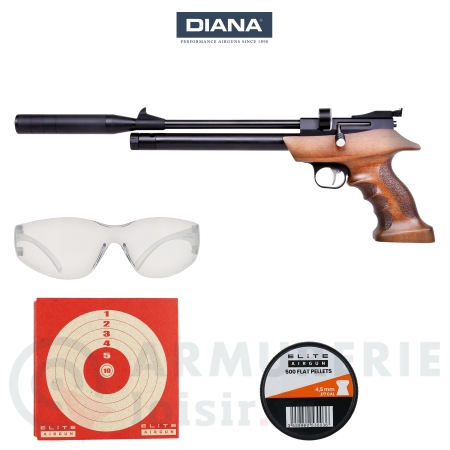 Pistolet &agrave; plomb Diana Bandit PCP - 4.5mm (13 joules)