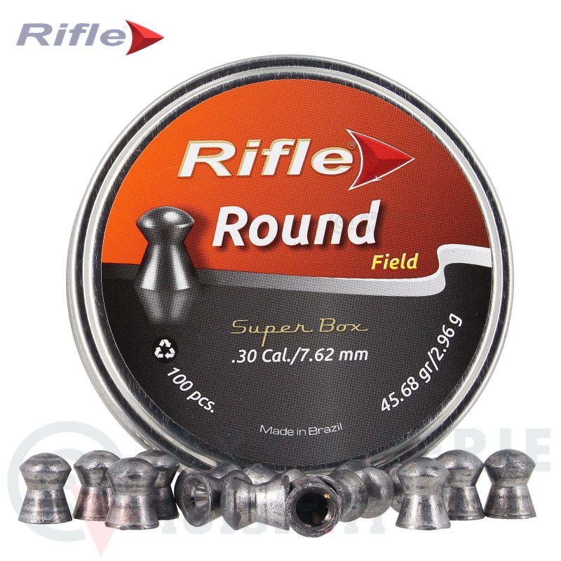 100 Plombs Rifle Round Field - 7.62mm / .30
