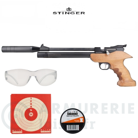 Pistolet &agrave; plomb Stinger Hades PCP - 4.5 mm (14 joules)