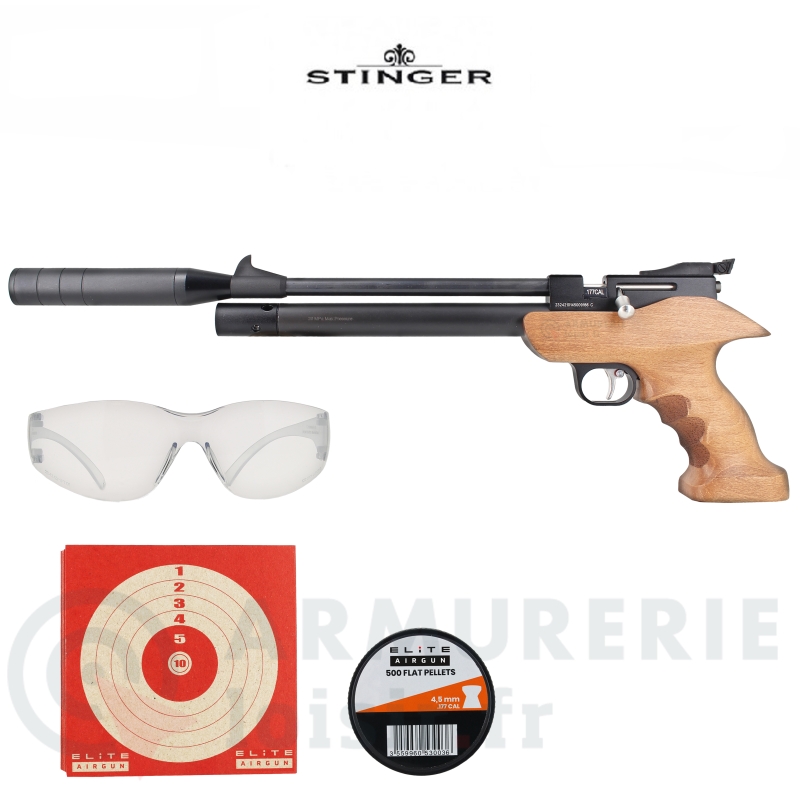 Pistolet &agrave; plomb Stinger Hades PCP - 4.5 mm (14 joules)