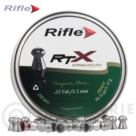 250 plombs Rifle RTX Premium Heavy - 5.5 mm (1.17g)