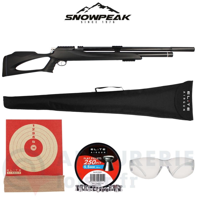 Carabine Snowpeak M25 PCP synth&eacute;tique 5.5mm (19.9 joules)