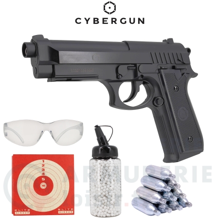 Pistolet Beretta PT92 Airsoft CO2 6mm (1.1 joule) 