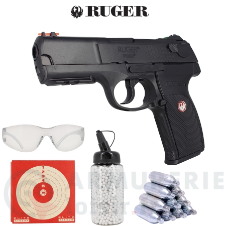 RUGER P345 Noir CO2 6mm (2 joules)