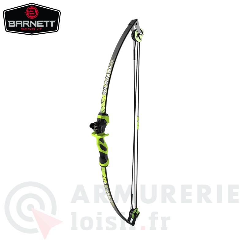 Arc &agrave; poulies Barnett Wildhawk Youth Vert