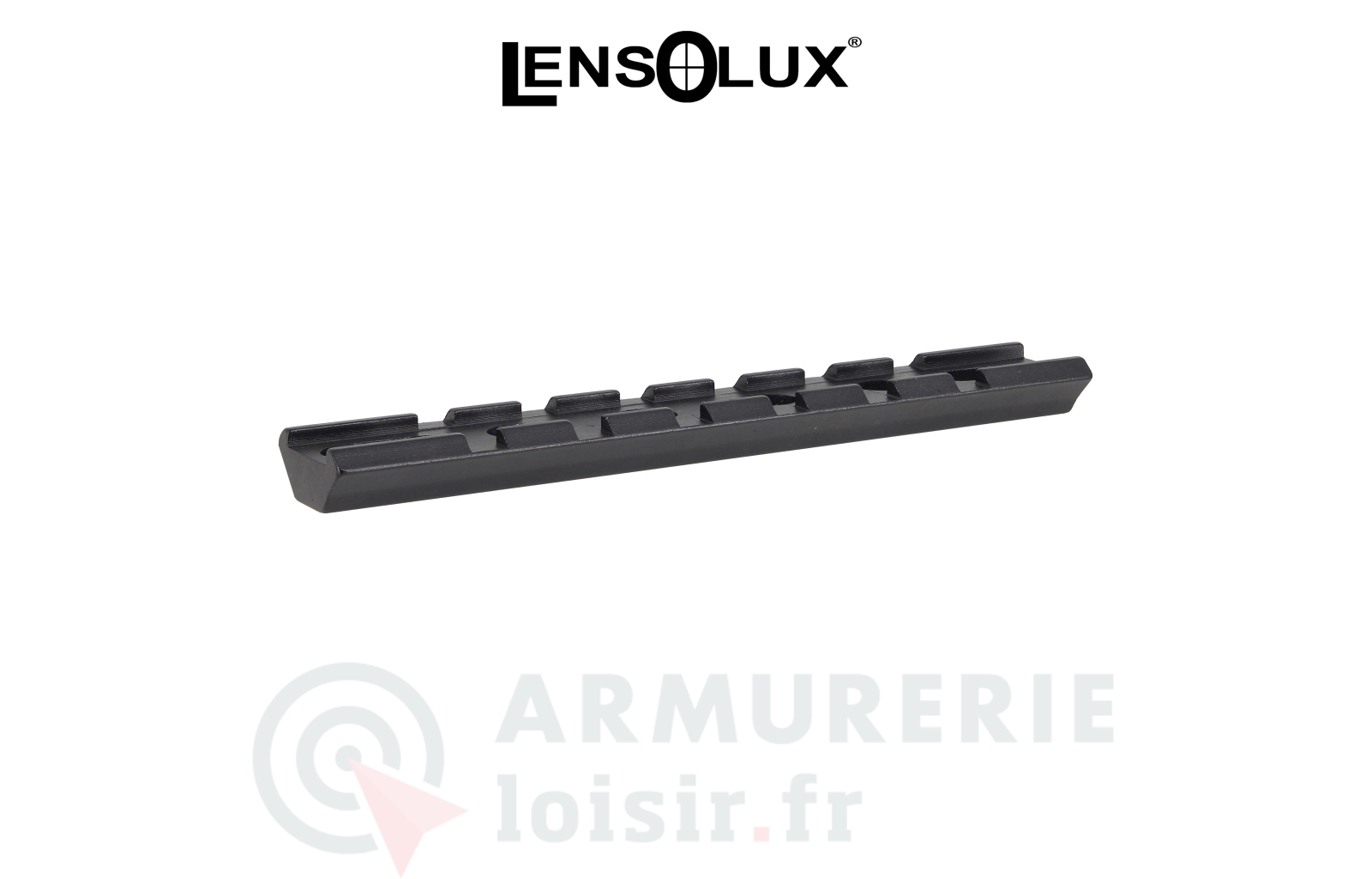 Rail Picatinny/Weaver En Alliage D'aluminium - 4 Emplacements, Largeur 21 Mm - Adaptateur Pour Montage D'accessoires (lampe, Bipied, Poignée)