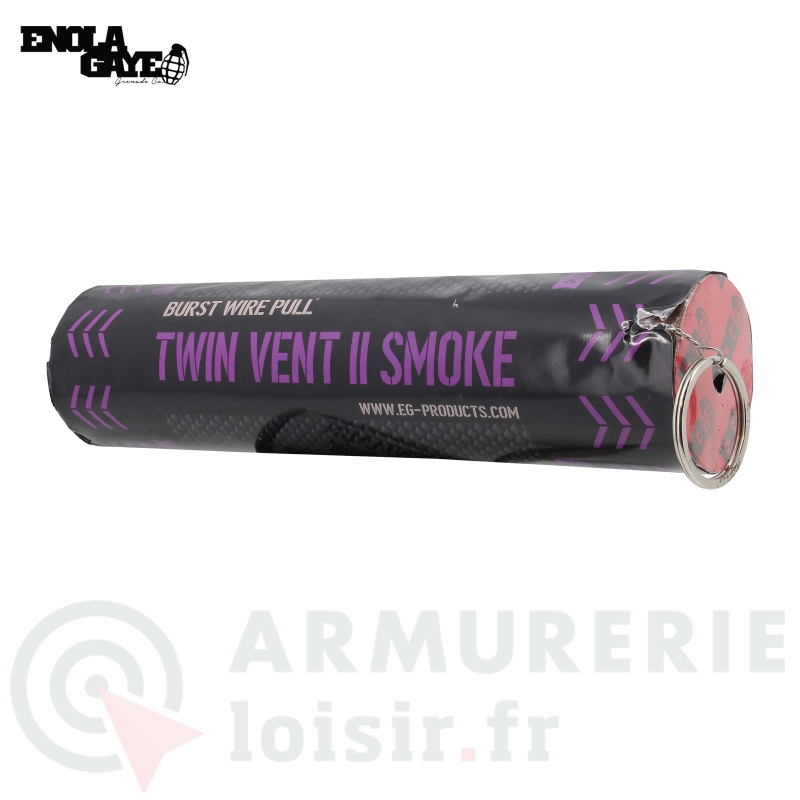 Fumig&egrave;ne &agrave; goupille Enola Gaye Twin Vent II - Violet