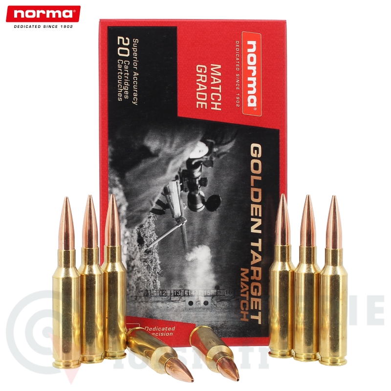 Cartouches Norma Golden Target Match - 6.5 Creedmoor (143 gr)