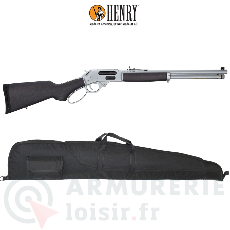 Carabine &agrave; r&eacute;p&eacute;tition Henry Steel Lever Action - 45-70 GVT