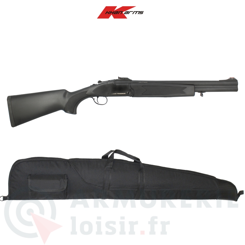 Fusil superpos&eacute; Khan Arms Traqueur Synth&eacute;tique - 12/76