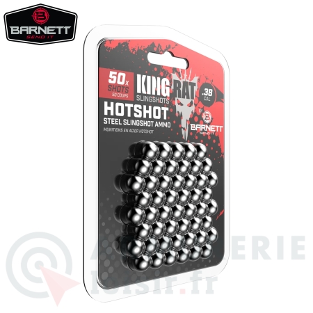 50 Billes acier Barnett King Rat Hotshot - .38