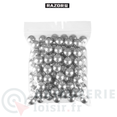 100 billes acier Razor Gun Steel Balls - 10mm