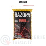 Sachet de 1666 billes jaunes Razor Gun - 6mm