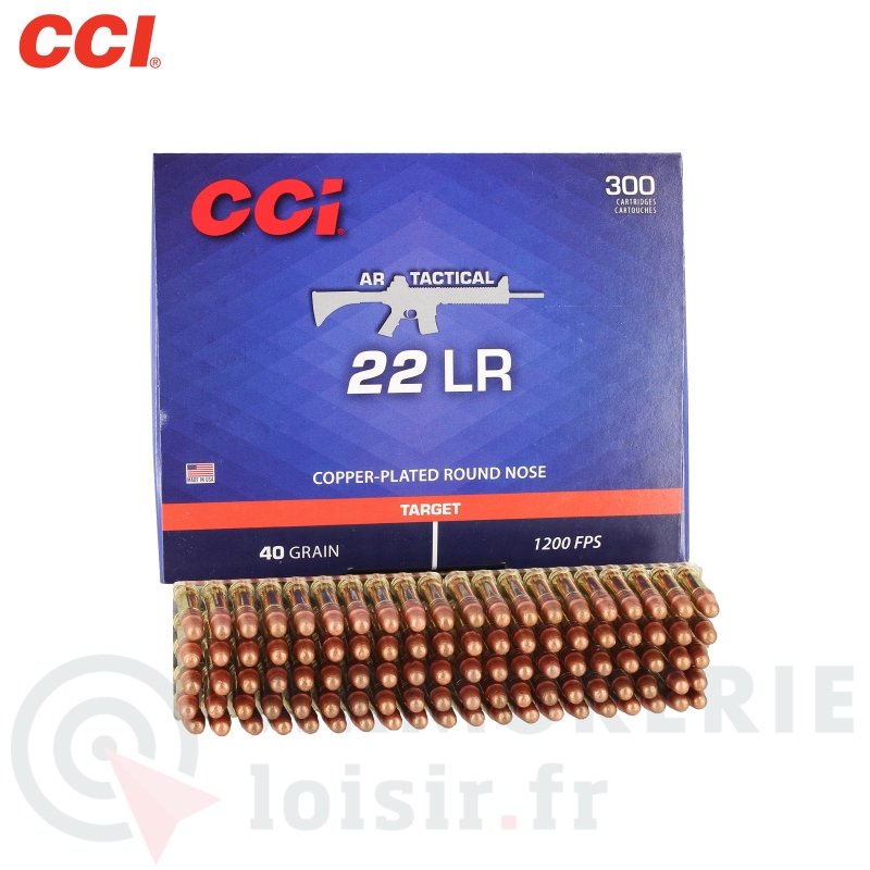 300 munitions CCI AR Tactical - 22LR (40 grains)