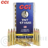Boite de 50 munitions CCI VNT - 17 HMR (17 gr)