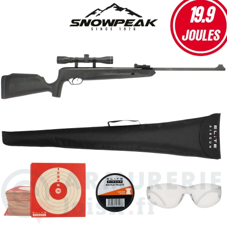 Mega Pack carabine Snowpeak SR1200S 4.5mm (19.9 joules)