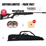 Méga pack Swiss Arms TAC-1 Noir 4.5 (19.9 joules)