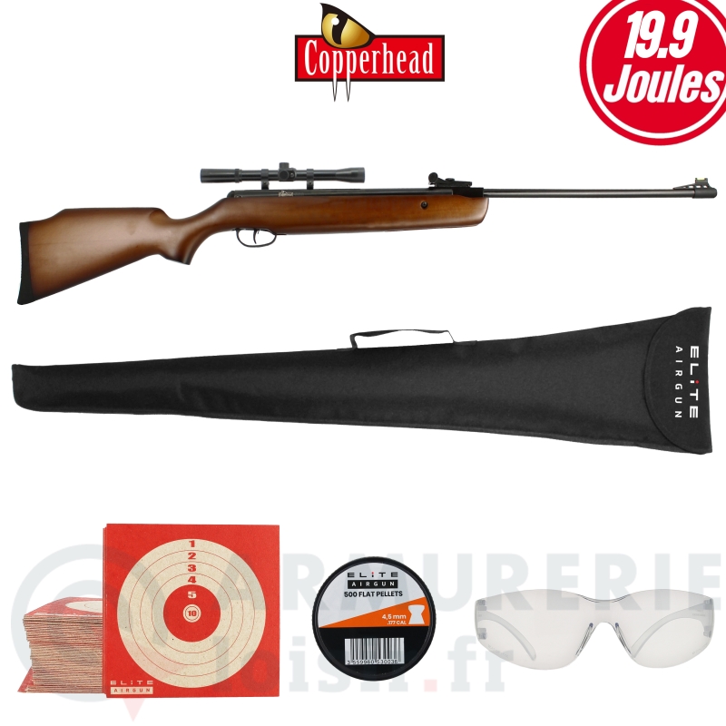 Carabine &agrave; air comprim&eacute; Copperhead 900 (19.9 Joules)