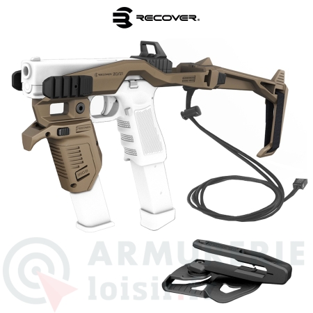 Kit stabilisateur Recover pour Glock Large 20/21MG Tan