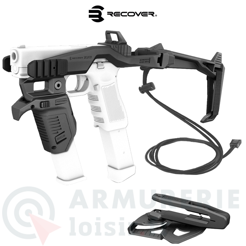 Kit crosse stabilisateur Recover 20/21MG pour Glock 45 Noir