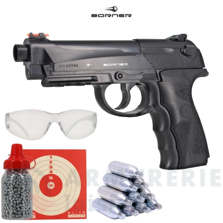 Pack Borner Sport 306 CO2 - 4,5 mm BB'S (3 Joules)