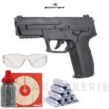 Pack Pistolet Borner 2022 CO2 - 4,5 mm BB'S (3 Joules)