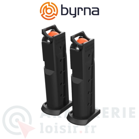 2 chargeurs Byrna 5 coups - .68