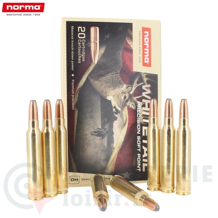 Boite de 20 munitions Norma Whitetail 180 grains -...