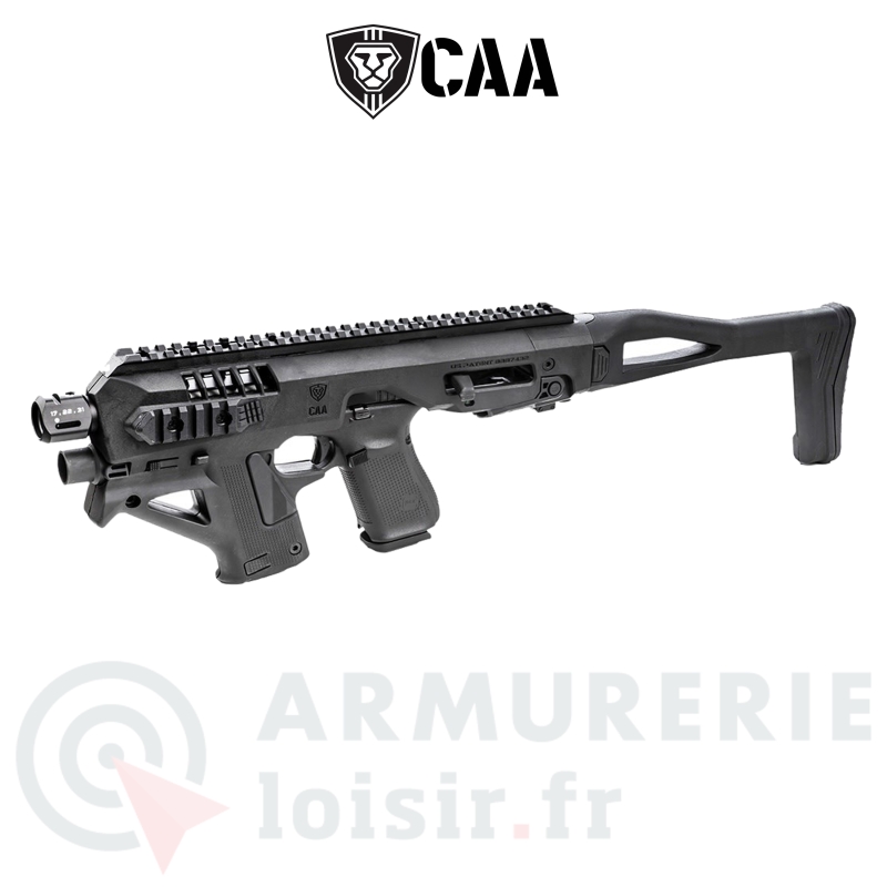 Crosse CAA Tactical Micro Roni Gen 4 pour pistolet Glock noir