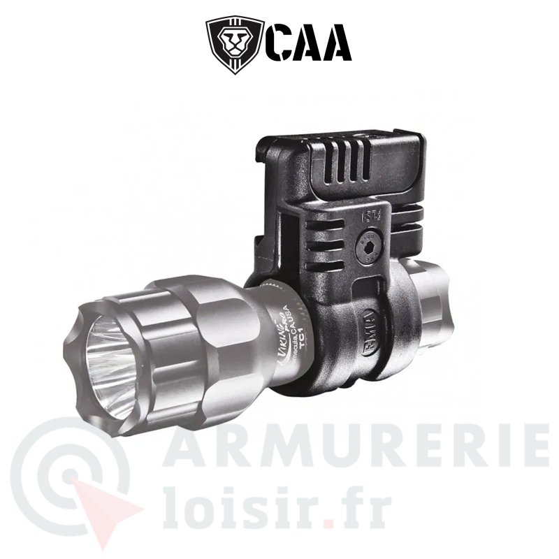 Montage Lampe tactique CAA Tactical PL1 Picatinny