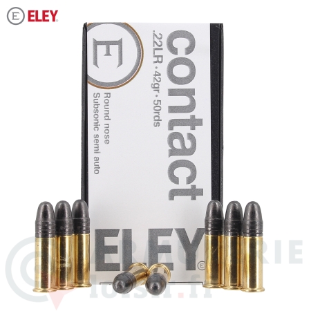 Boite de 50 munitions ELEY Contact - 22LR