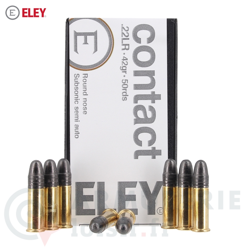 Boite de 50 munitions ELEY Contact - 22LR