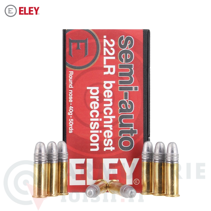 Boite 50 munitions ELEY Semi Auto Benchrest Precision - 22LR