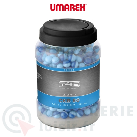 Boite de 500 billes de craie Umarex T4E CKB 50 - .50