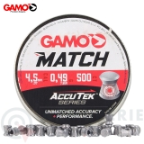 Boite de 500 plombs Gamo Match Accutek - 4.5mm 