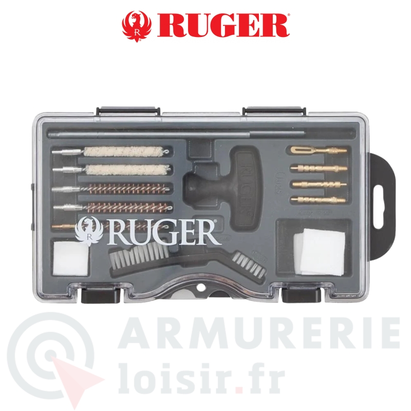 Kit de nettoyage complet Ruger Rimfire 16 pi&egrave;ces - .22