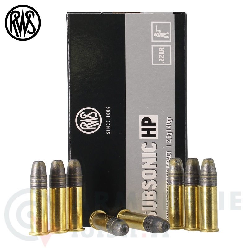 Boite de 50 munitions RWS Field Line Subsonic HP - 22LR