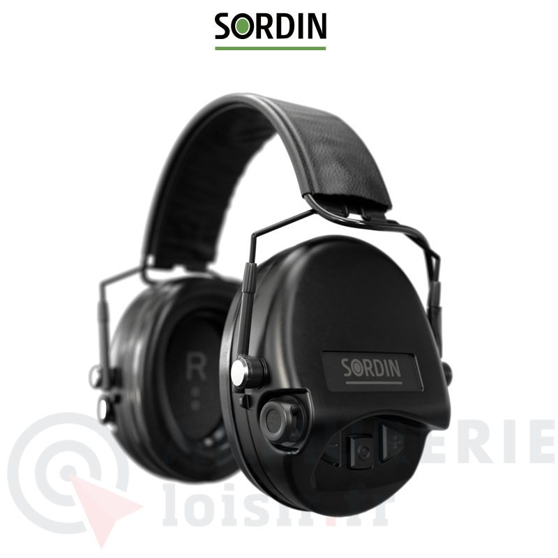 Casque anti bruit &eacute;lectronique Sordin Supreme Pro Noir