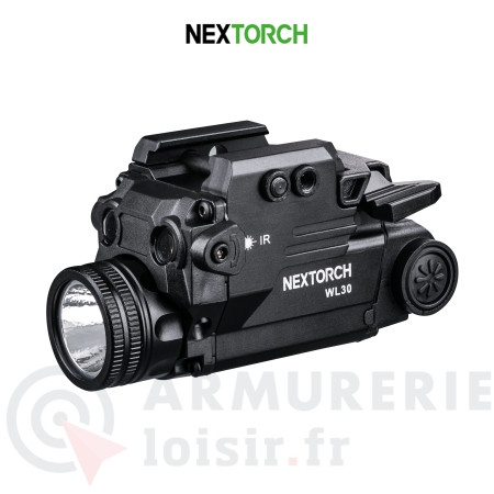 Lampe laser Nextorch WL30 arme de poing 400 Lumens