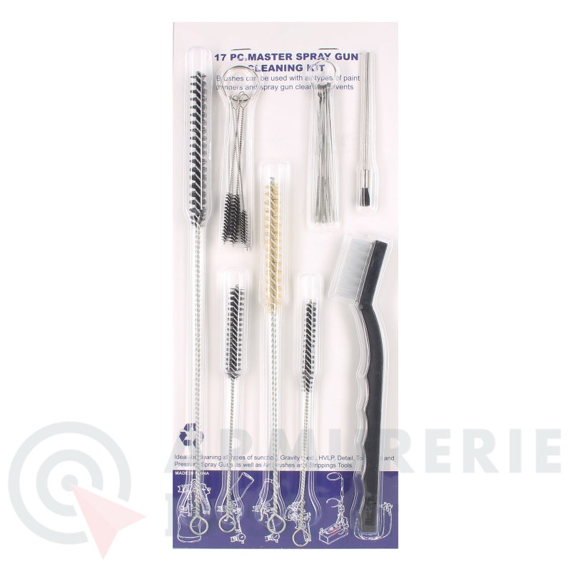 Kit de nettoyage Blackstorm 17 pi&egrave;ces (9mm/ 45ACP)