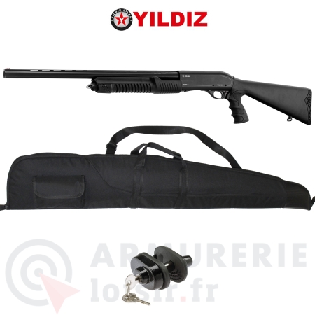 Fusil &agrave; pompe Yildiz YP12SCT Tactique 12/76