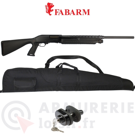 Fusil &agrave; pompe Fabarm SDASS Martial Noir 61 cm 12/76