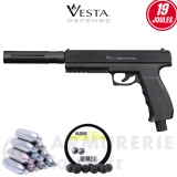 Pack pistolet de défense Vesta Sentinel - .50 (19 Joules)