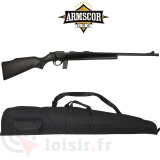 Pack Armscor M1400TM crosse bois noir - 22LR