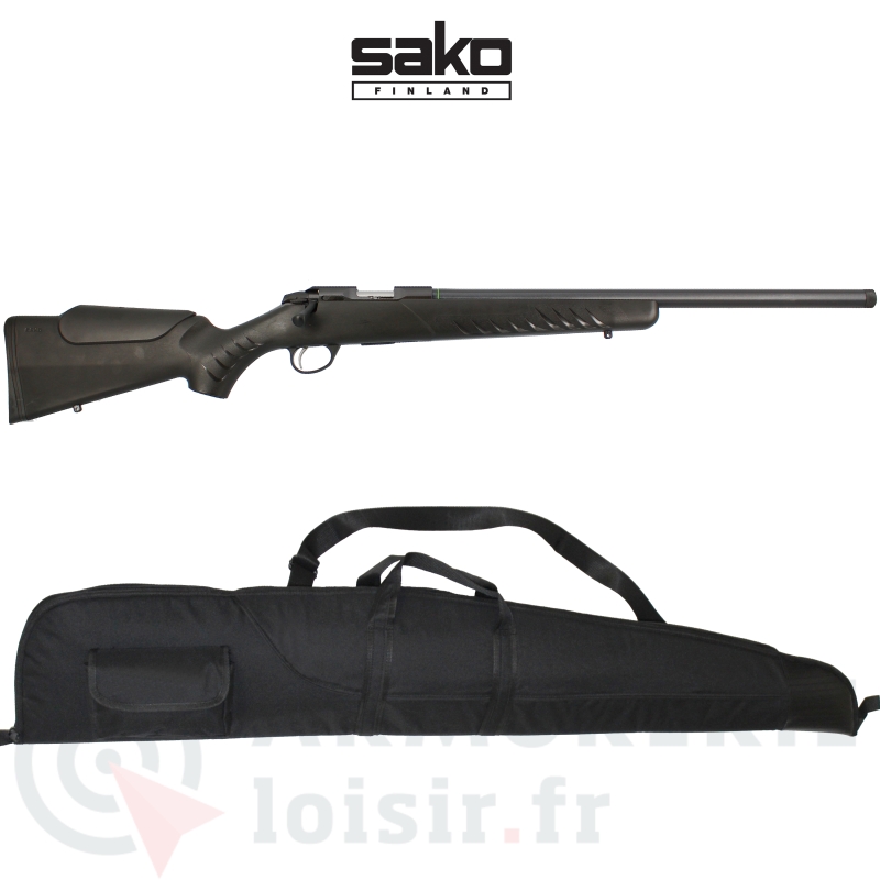Pack Sako Quad Varmint synth&eacute;tique Heavy barrel 22LR