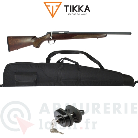 Carabine Tikka T1X Hunter crosse bois 17 HMR