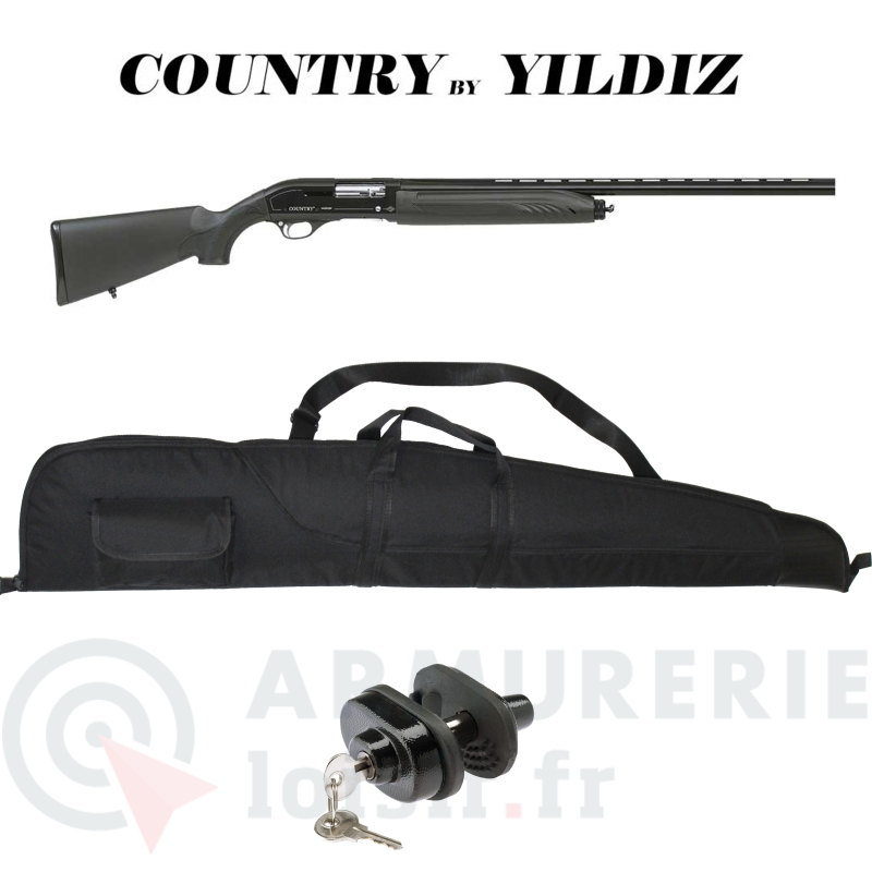 Fusil de chasse semi-auto Country MC820 Synth&eacute;tique - 12/76