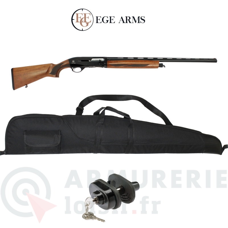 Fusil semi-automatique Ege Arms FX12 crosse bois 12/76 71 cm
