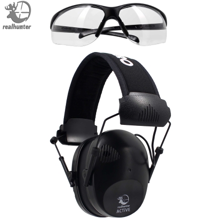 Casque Real Hunter Active avec entr&eacute;e audio (29 dB)